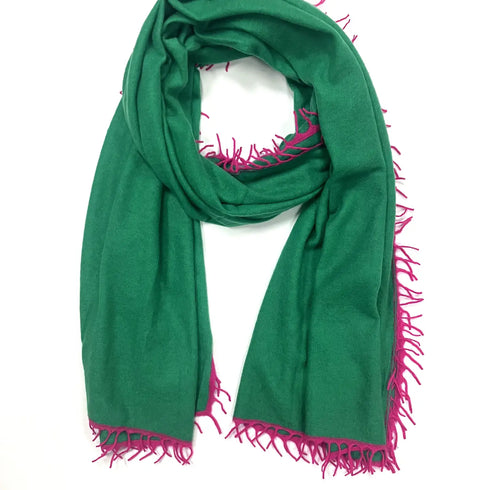 Cashmere Felted Wool Scarf