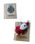 Wool Felt Mouse Ornament in Book