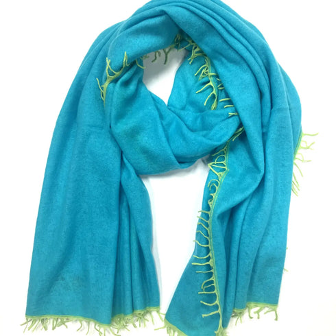 Cashmere Felted Wool Scarf