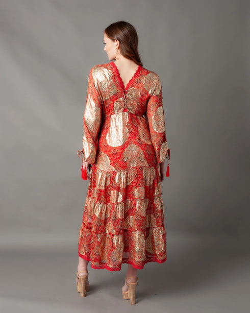 Omnia Tiered Maxi Dress