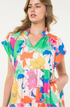 Tiered Printed Dress