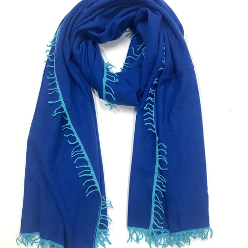 Cashmere Felted Wool Scarf