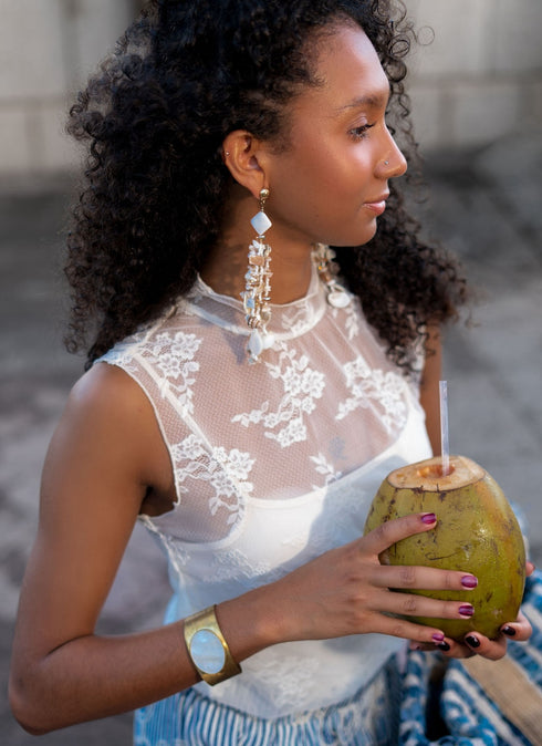 Beach Vibe Shell Earrings