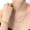 Moonstone Necklace & Triple Wrap Bracelet
