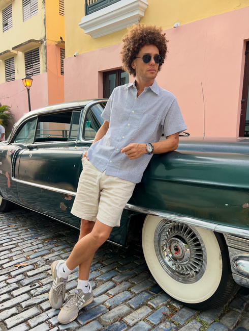 The Coastline Seersucker Men's Shirt