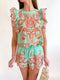 Flutter Embroidery Top