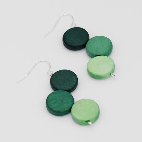 Triple Stacked Earrings