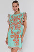 Flutter Embroidery Dress