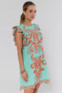 Flutter Embroidery Dress