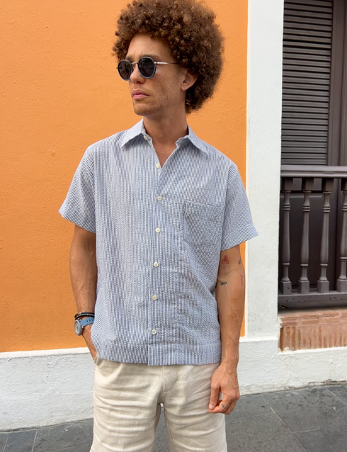 The Coastline Seersucker Men's Shirt