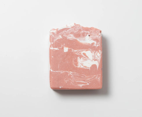 Arcilla Rosada + Lavanda Barra de Jabón Artesanal