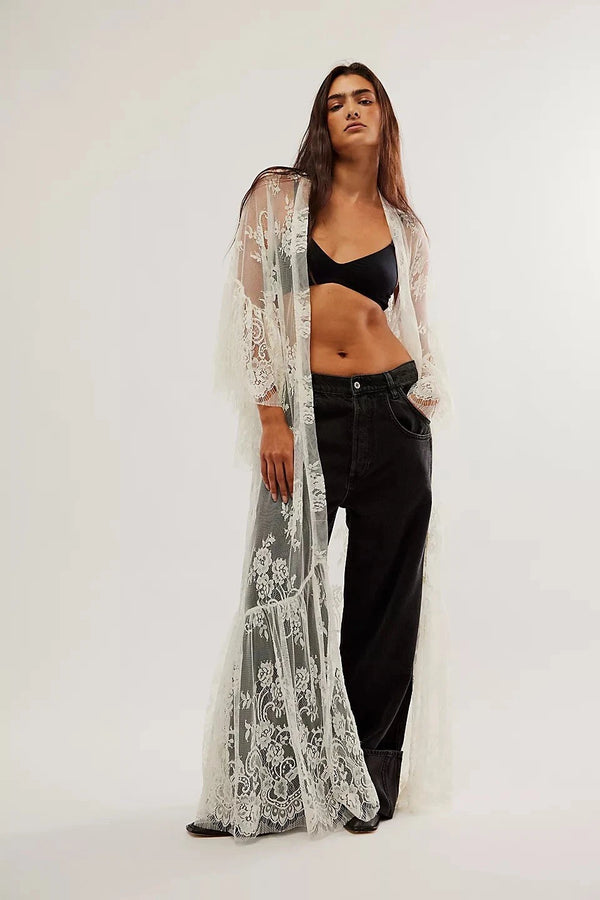 Barbara Lace Kimono