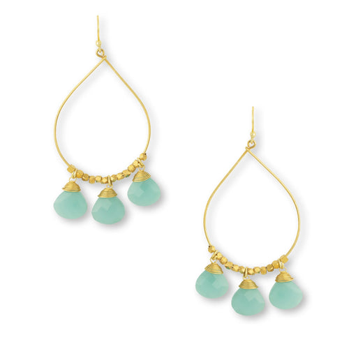 Bella Chalcedony Earrings
