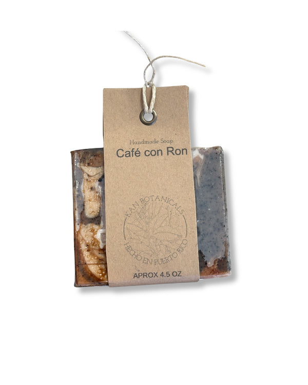 Café con Ron Barra de Jabón Artesanal