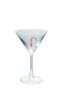 Martini Glass with Holiday Icon
