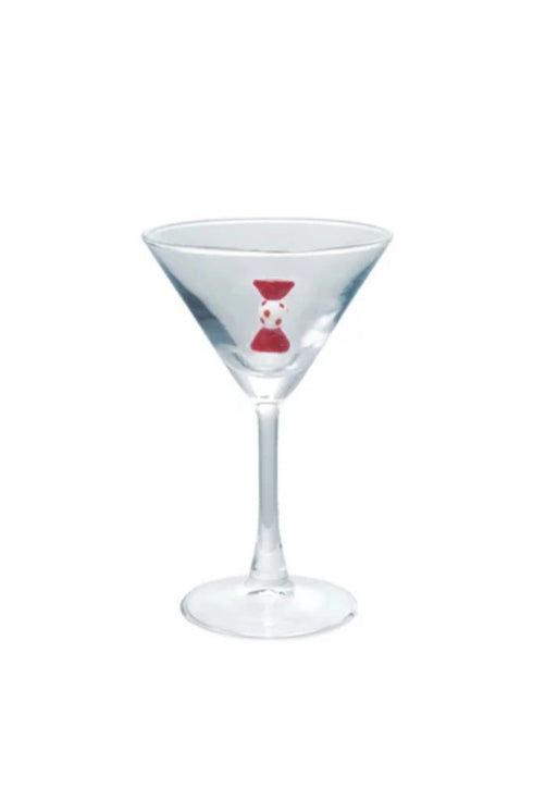 Martini Glass with Holiday Icon