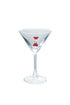 Martini Glass with Holiday Icon