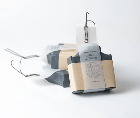 Carbón Activado Barra de Jabón Artesanal