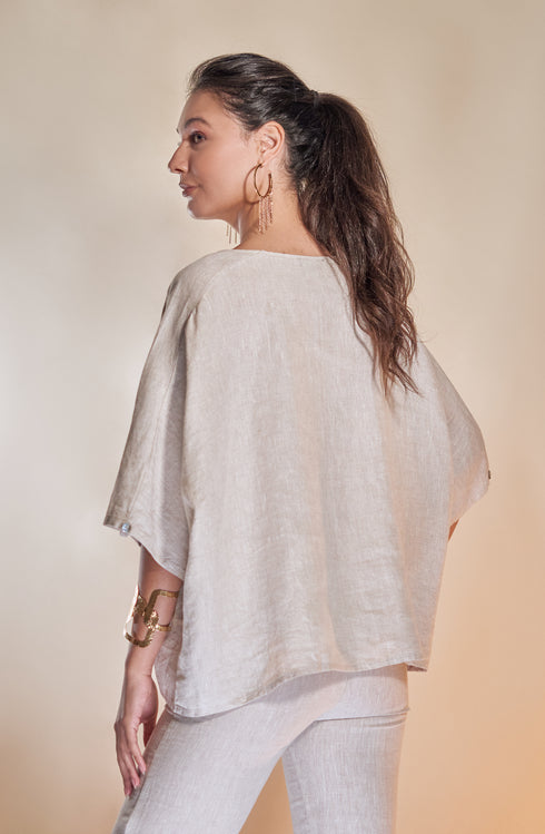 Carmen Linen Top