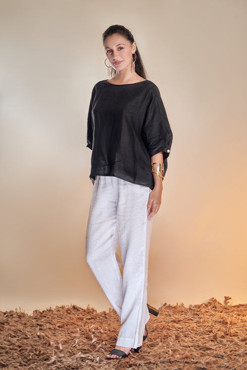 Carmen Linen Top