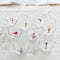 Holiday Stemless Wine Glass with Figure