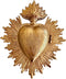 Embossed Metal Sacred Heart Locket Ornament