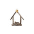 Driftwood Manger with Baby Jesus Decor