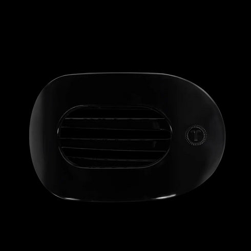 Round Black Flat Hair Clip