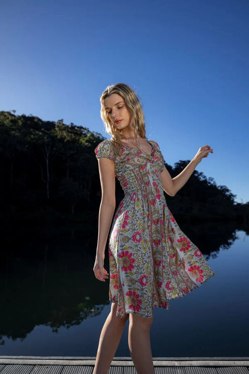 Naomi Short Rosa Dress