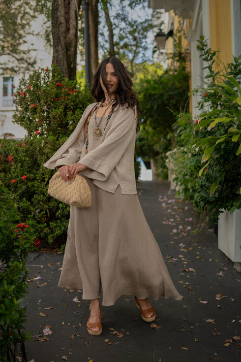 Jemy Linen Long Dress