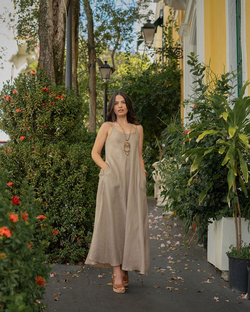 Jemy Linen Long Dress
