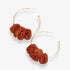 Rita Raffia Poms Earrings