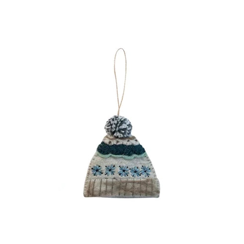 Handmade Wool Felt Hat Ornament