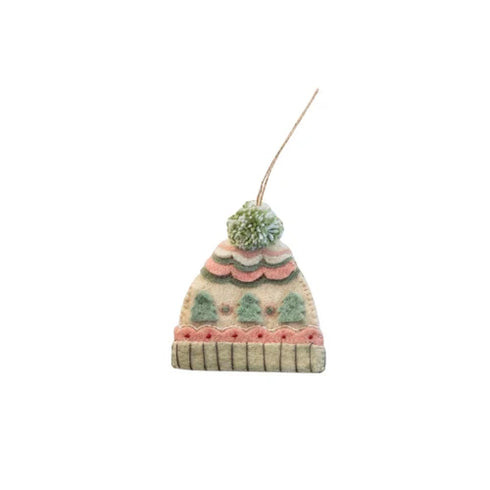 Handmade Wool Felt Hat Ornament