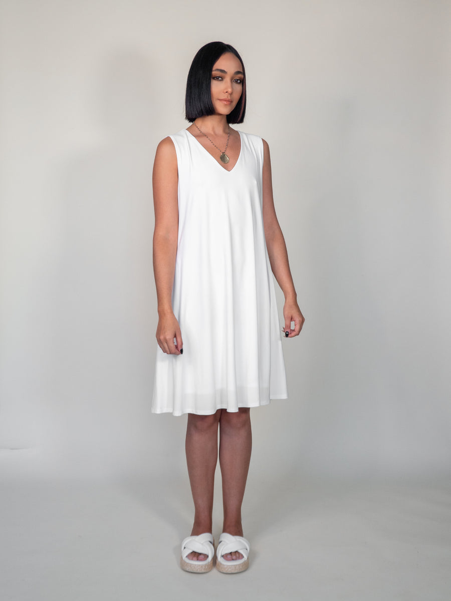 Swinq Tank Dress - Ivory