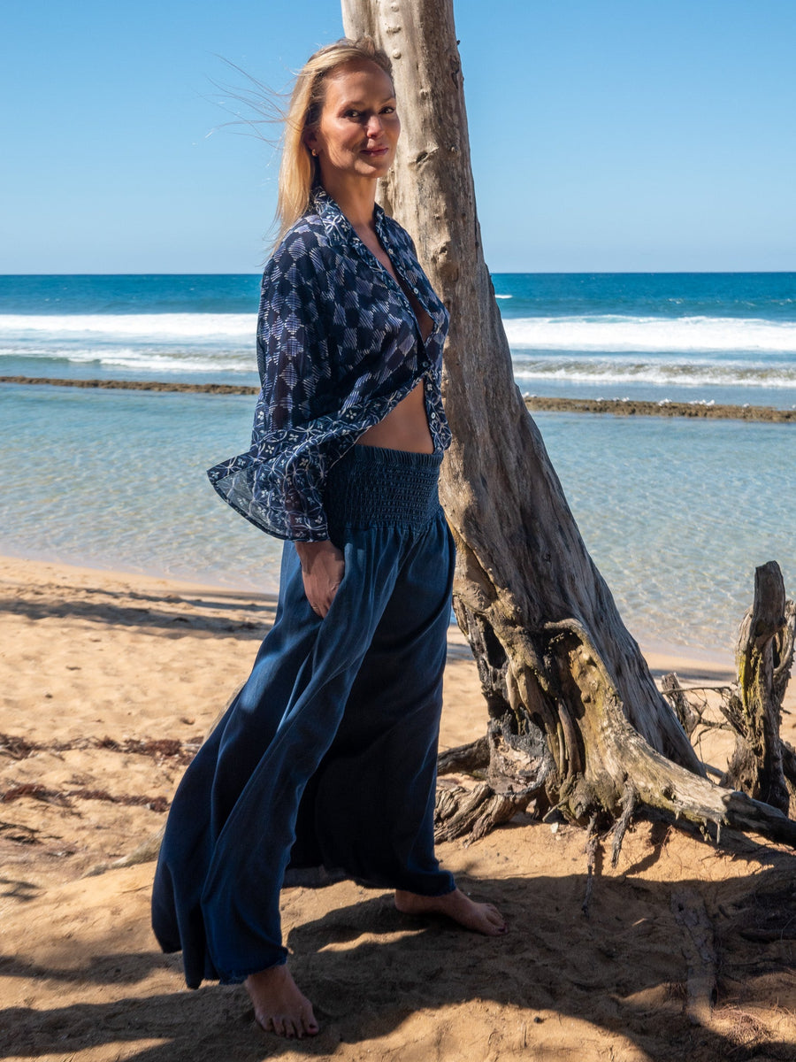 Palazzo Pant - Denim