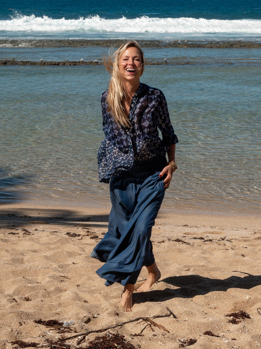 Palazzo Pant - Denim