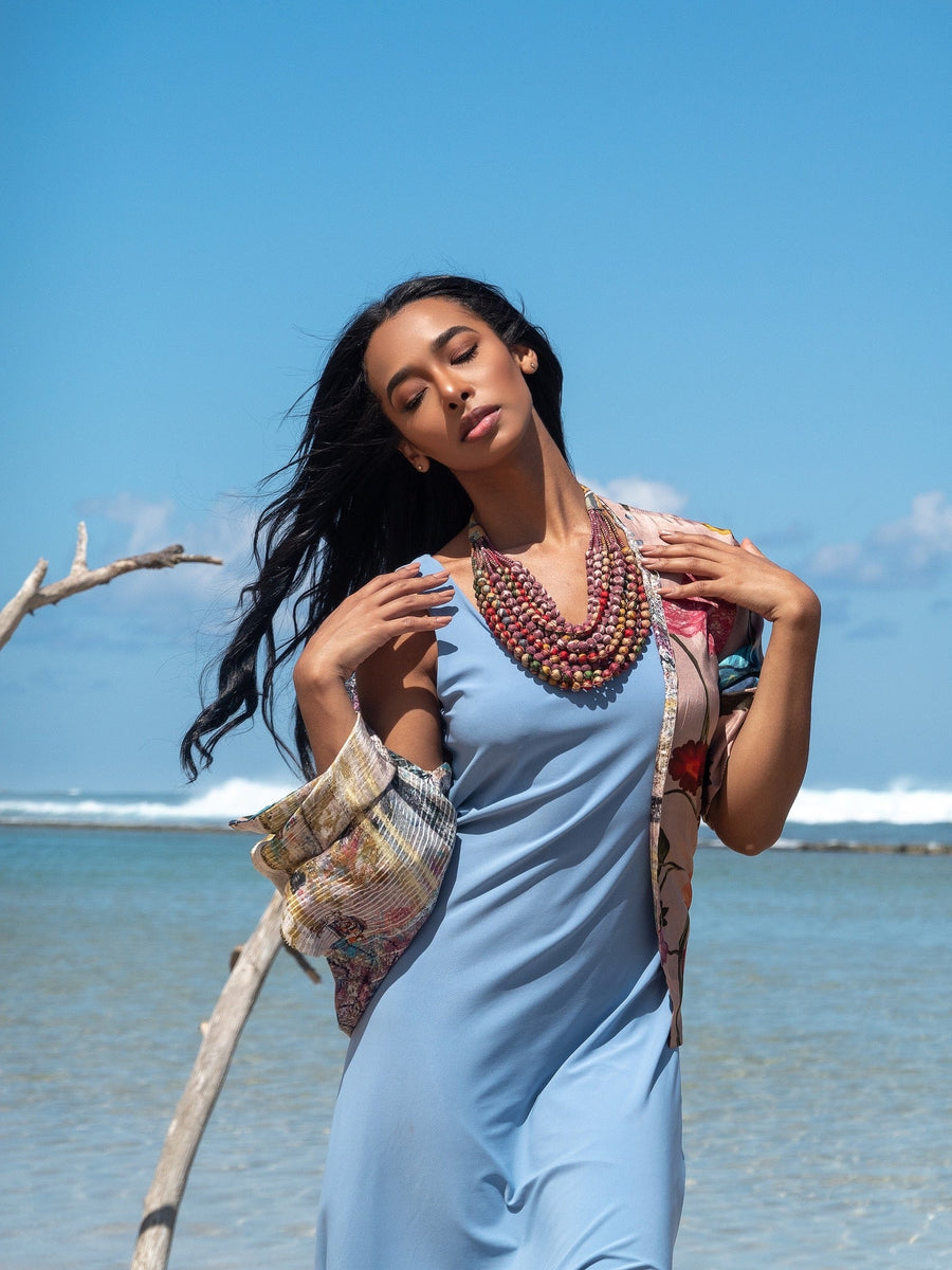12 Strand Sari Necklace